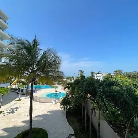 Economico Apto Vista Al Mar. Apartamento Cartagena